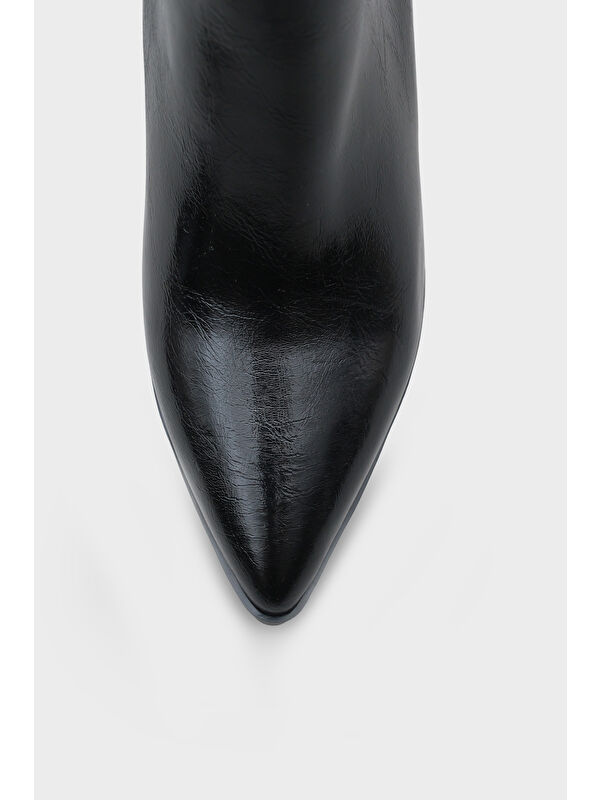 Sydel Kadın Siyah Sivri Burun Bot - Görsel 4