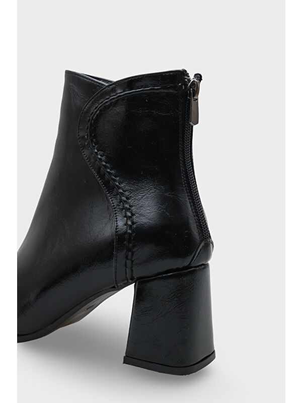 Sydel Kadın Siyah Sivri Burun Bot - Görsel 5