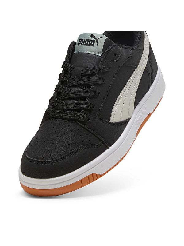 Rebound V6 Lo Mid 90s Jr Çocuk Siyah Sneaker - Görsel 4