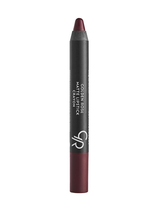 GOLDEN ROSE Matte Lipstick Crayon No:05 Dark Red - Mat Kalem Ruj