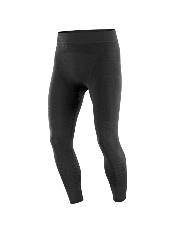 Salomon Essential Wool Seamless Erkek Siyah İçlik Alt