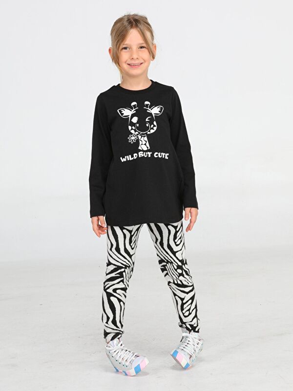 Casabony Wild&Cute Kız Çocuk Tunik Takım