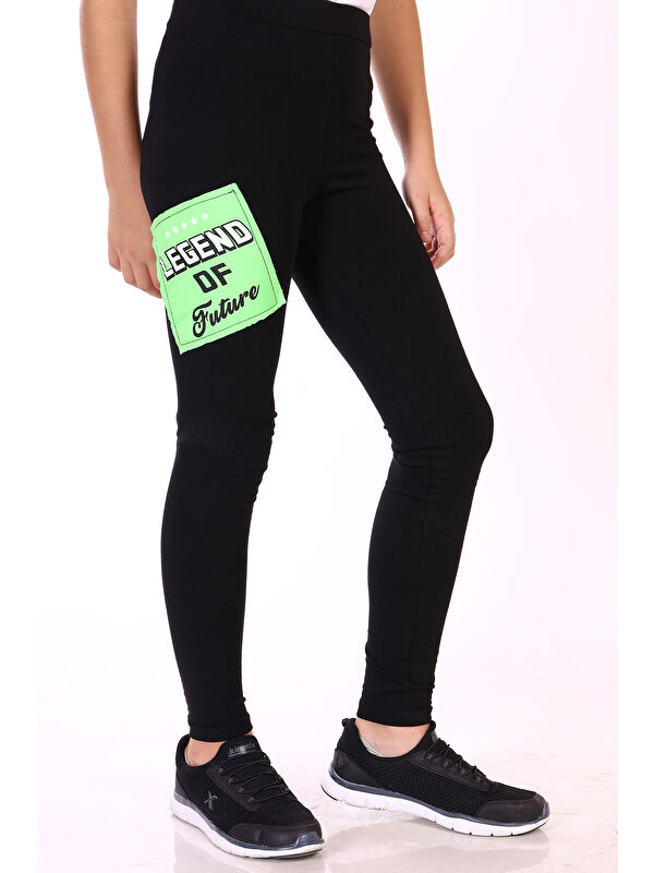 Toontoykids Kız Çocuk Neon Detaylı Tayt