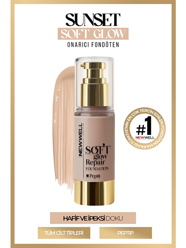 New Well Sunset Soft Glow Repair Foundation Yumuşak Işıltılı Onarıcı Fondöten 30 ML