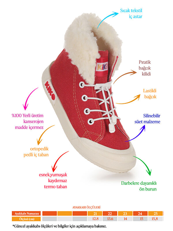 Tigge Günlük Lastikli Kız Bebek Bot Ayakkabı - Görsel 3