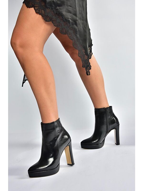 Siyah Kadın Bot V820660160 - Görsel 6