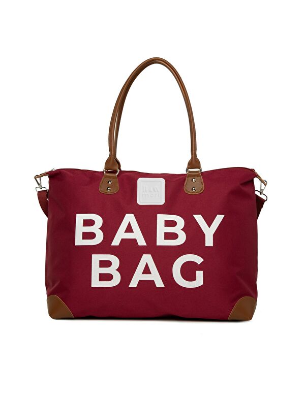 Bagmori Baby Bag Baskılı Garnili Anne Bebek Çantası