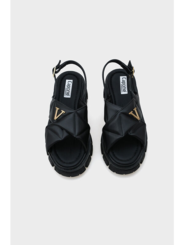 Chiquita Kalın Tabanlı Bilekten Bantlı Konfor Tabanlı Kadın Sandalet - Görsel 7