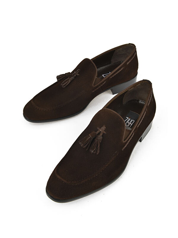 Erkek Hakiki Deri Klasik Ayakkabı 151985Z1001 Kahve - Görsel 4