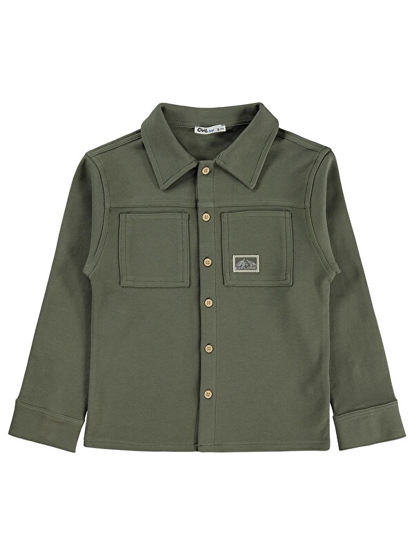 Civil Boys Basic 10-13 Yaş Gömlek - Haki