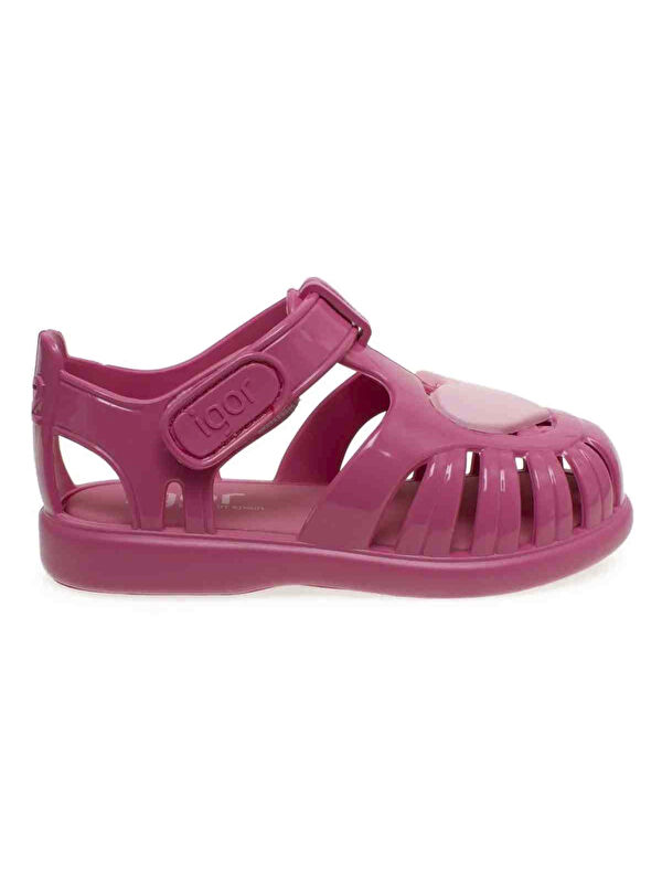 Igor Kız Bebek Sandalet S10310 TOBBY GLOSS LOVE 007-Fucsia