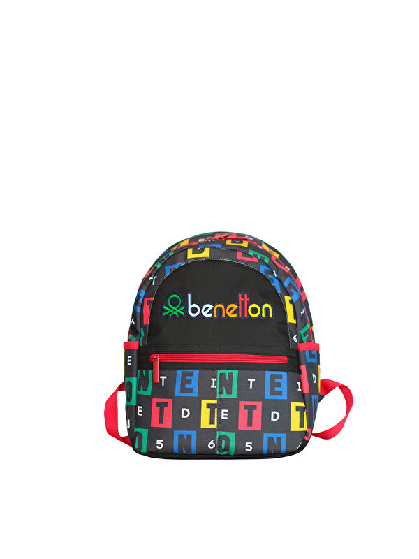 United Colors Of Benetton Harf Baskılı Unisex Çocuk Anaokul Çantası