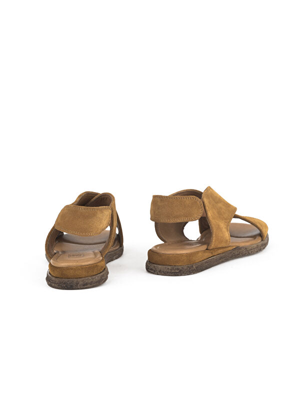 Kadın Hakiki Deri Sandalet 1511047Z706 Taba - Görsel 4