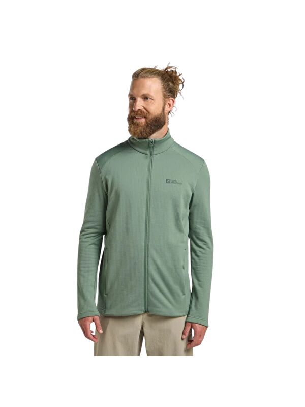 Jack Wolfskin Kolbenberg Fz Erkek Fermuarlı Sweatshirt Hırka