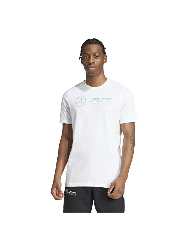 Adidas Mer Dna Gf M Erkek Beyaz Yuvarlak Yaka Spor Tişört