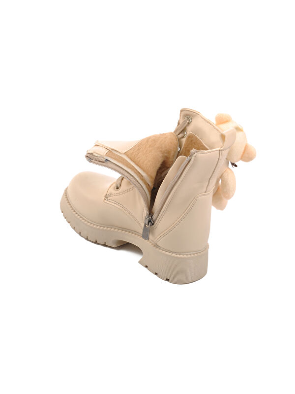 Bej İçi Kürklü Kız Çocuk Bot Pegasi - Görsel 5