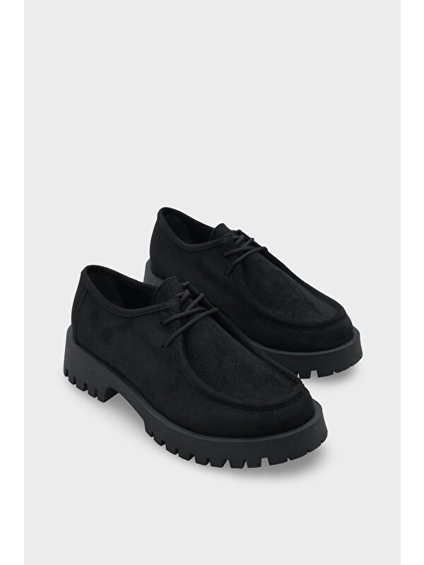 Shelly Trak Tabanlı Süet Kadın Loafer Ayakkabı - Görsel 4