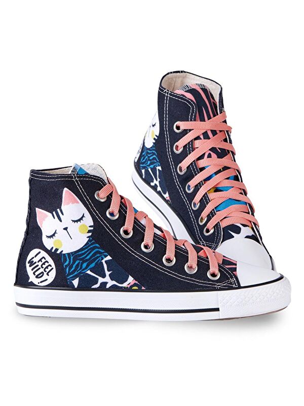 Orman Kedisi Kız Çocuk Sneakers Spor Ayakkabı - Görsel 4