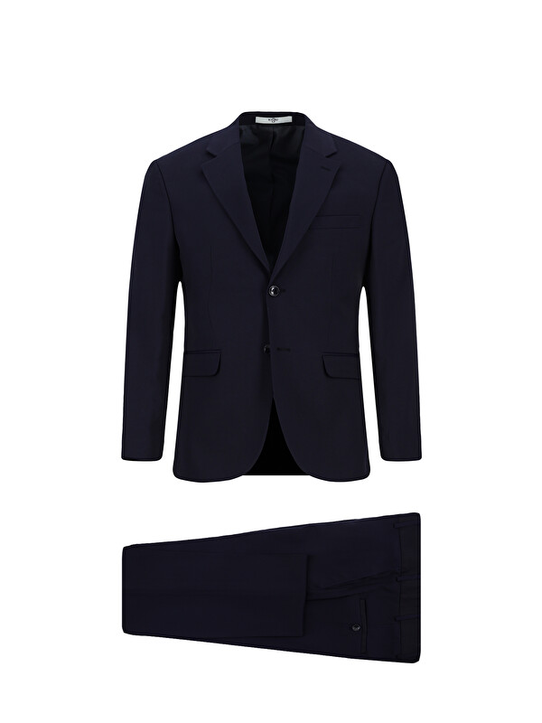 Kiğılı Slim Fit Dar Kesim Klasik Takım Elbise