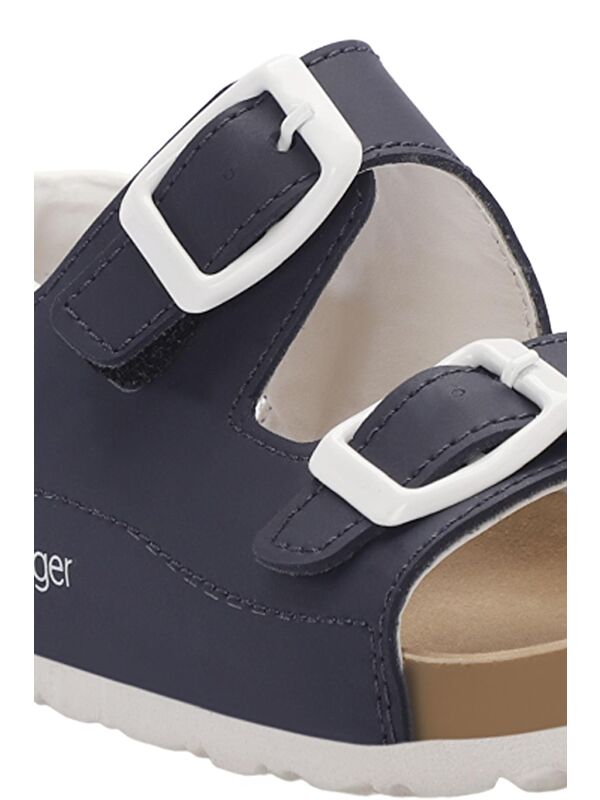 KOBBY Unisex Çocuk Sandalet Lacivert - Görsel 5
