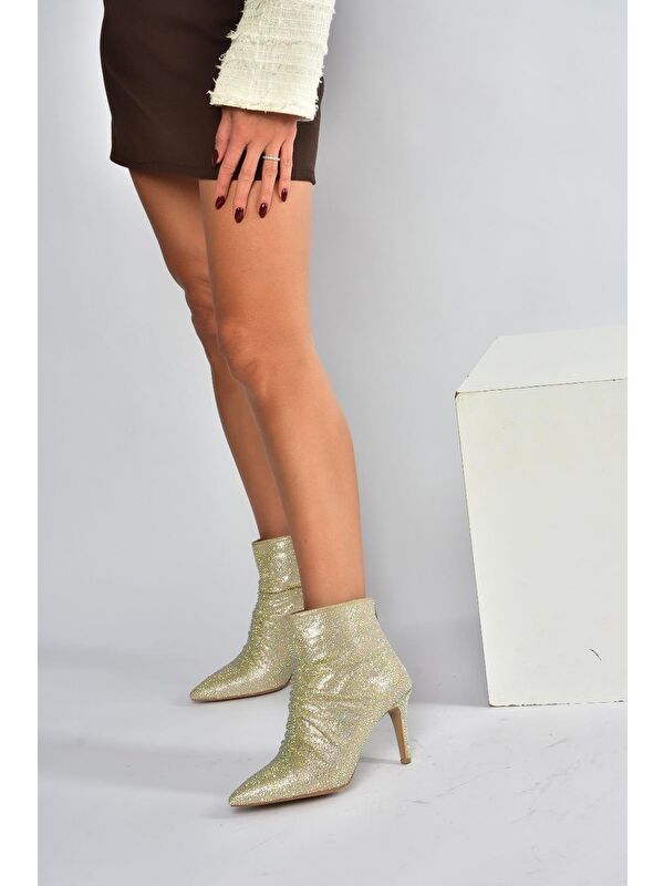 Altın Kadın Bot V572127214 - Görsel 3