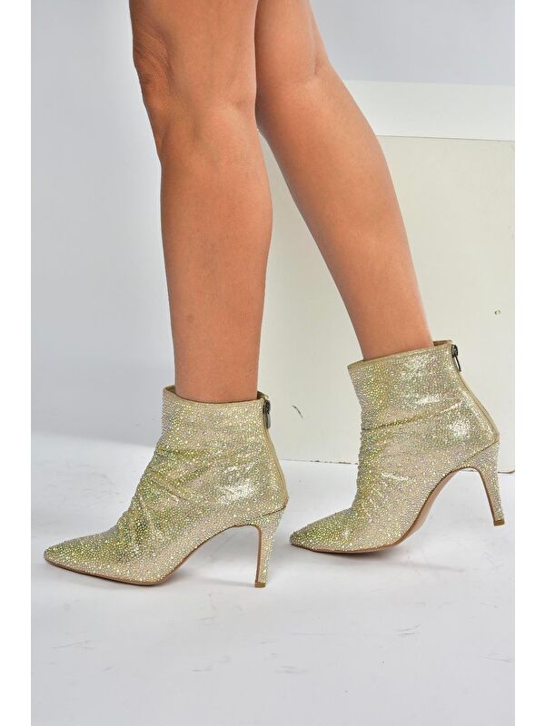 Altın Kadın Bot V572127214 - Görsel 4