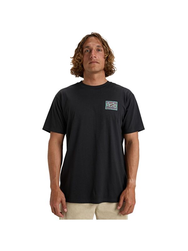 Billabong Crayon Wave Ss Erkek Siyah Tişört