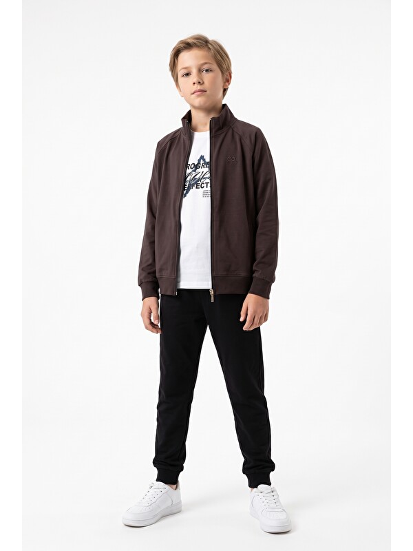 Toontoykids Erkek Çocuk Fermuarlı 3lü Eşofman Takım