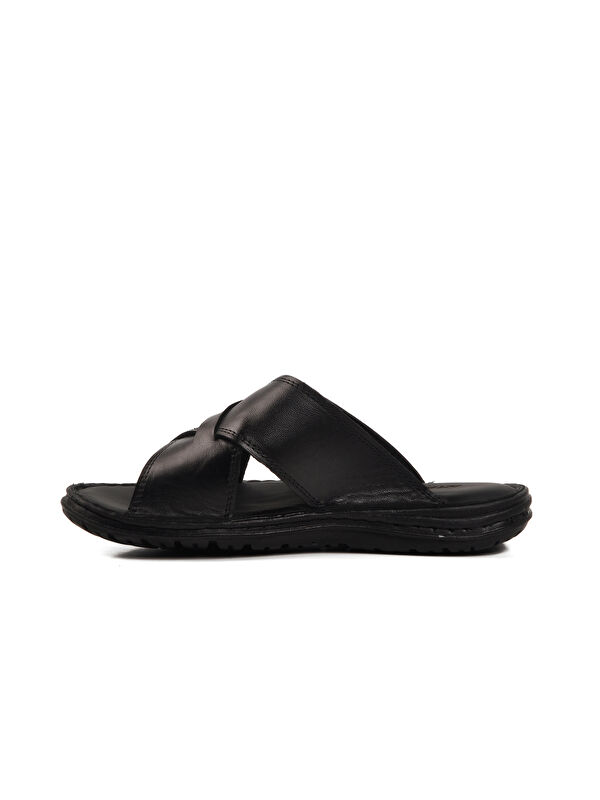 Siyah Çapraz Bantlı Hafif Erkek Terlik 476404 M - Görsel 3