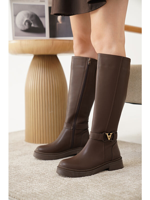 Amirra Soğuk Geçirmez Kışlık Kadın Çizme - Görsel 5