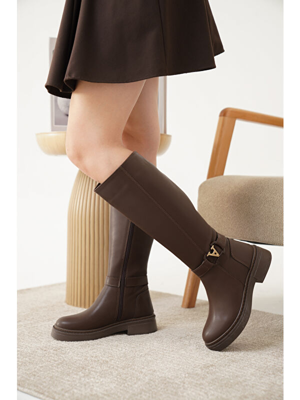 Amirra Soğuk Geçirmez Kışlık Kadın Çizme - Görsel 3