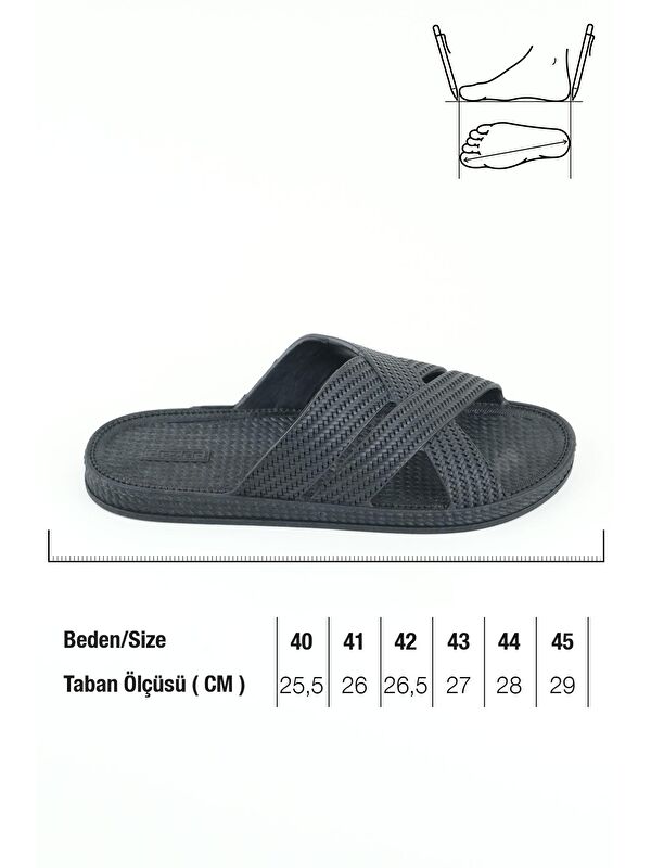 Erkek Yazlık Ev Banyo Islak Zemine Uygun Terlik - Görsel 3