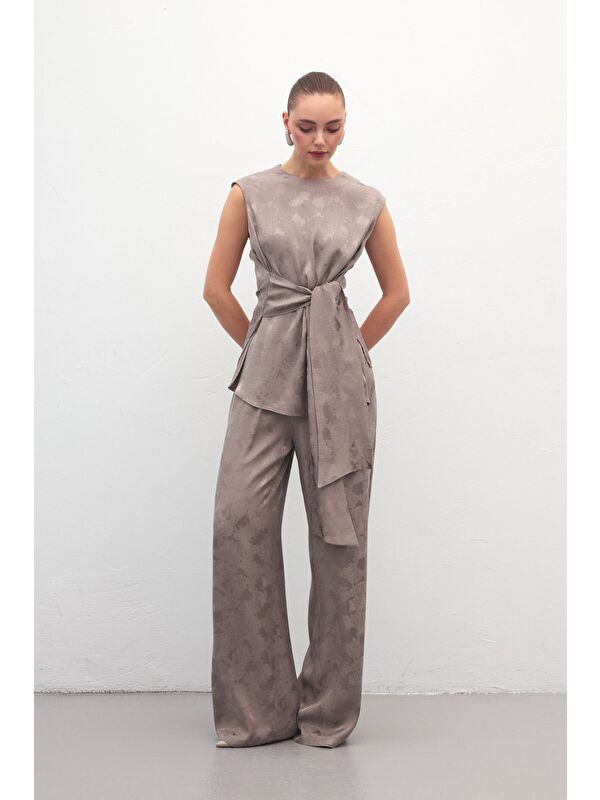SATEEN Camila Pantolon - Vizon