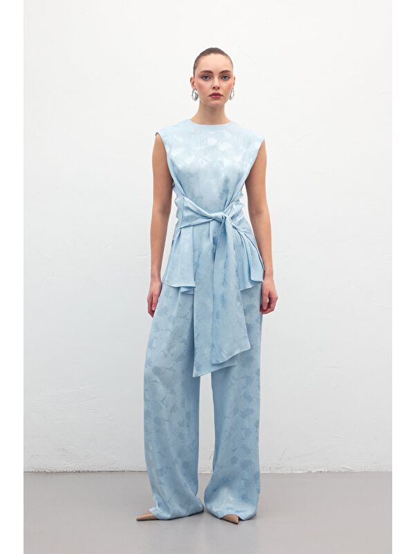 SATEEN Camila Pantolon - Bebe Mavi
