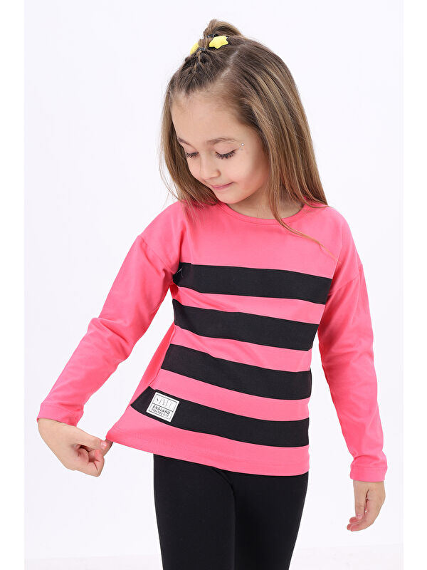 Toontoykids Kız Çocuk Baskılı Tişört