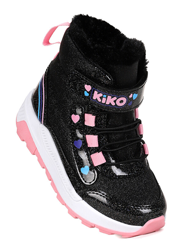 Kiko Kids Forta Cırtlı Kaymaz Taban Kız Çocuk Spor Bot Ayakkabı