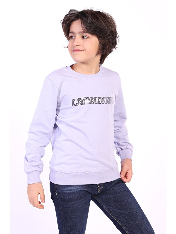 Toontoykids Erkek Çocuk Creatıve Innovatıve Baskılı Sweatshirt