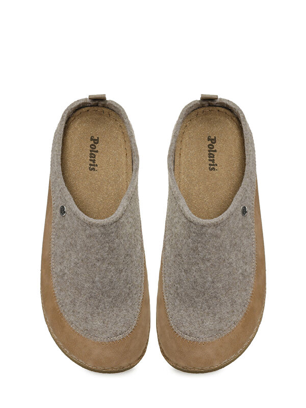 609042.Z5PR Bej Kadın Sabo Terlik - Görsel 5