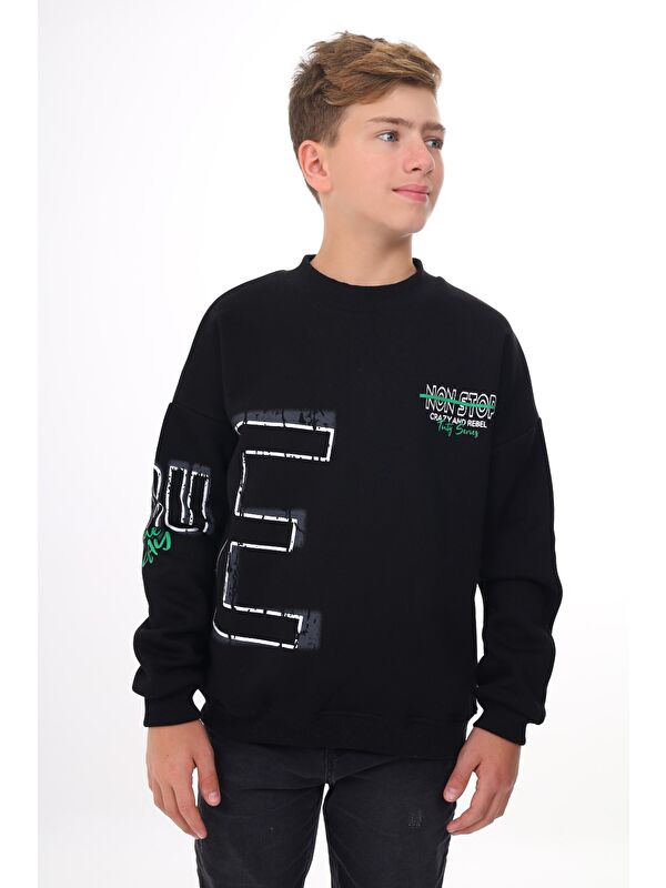 Toontoykids Erkek Çocuk Baskılı Sweatshirt