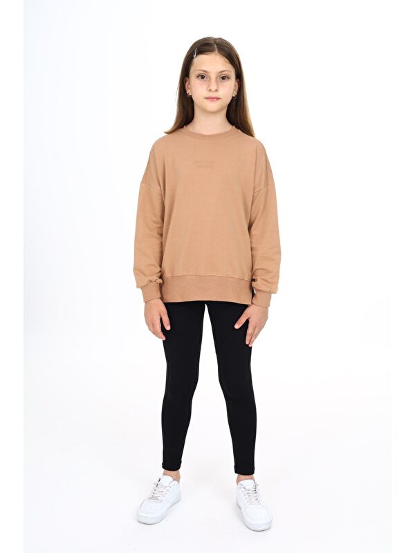 Toontoykids Kız Çocuk Nakışlı Taytlı Takım