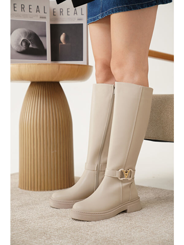 Amirra Soğuk Geçirmez Kışlık Kadın Çizme - Görsel 5