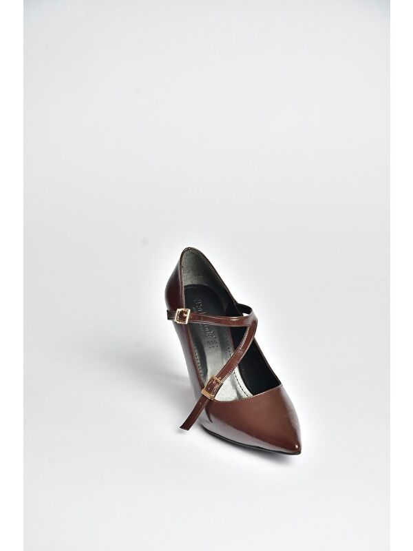 Kahverengi Kadın Topuklu Ayakkabı V820467260 - Görsel 5