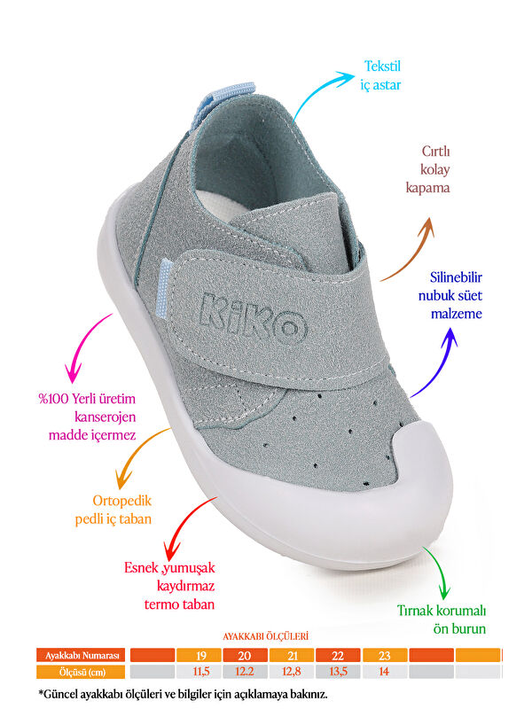 Rosie İlk Adım Cırtlı Kız Bebek Günlük Ayakkabı - Görsel 3