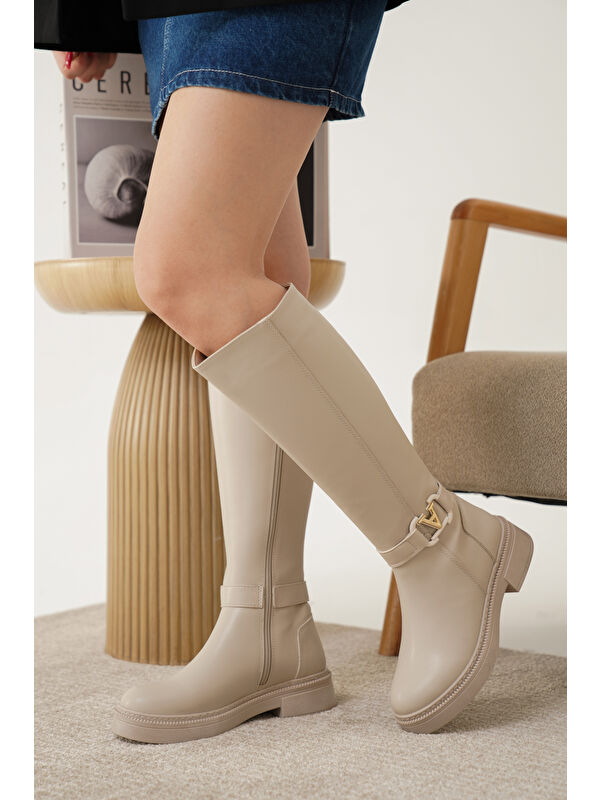 Amirra Soğuk Geçirmez Kışlık Kadın Çizme - Görsel 3