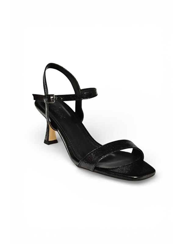 Fox Shoes Siyah Kadın Topuklu Ayakkabı U569519914