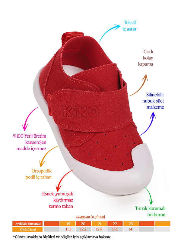 Rosie İlk Adım Cırtlı Kız Bebek Günlük Ayakkabı - Görsel 3