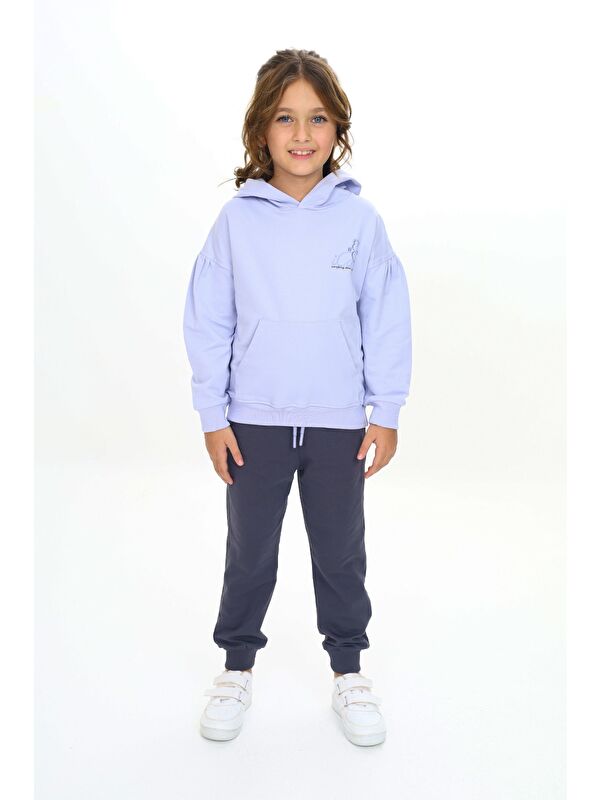Toontoykids Kız Çocuk Kapüşonlu Eşofman Takım