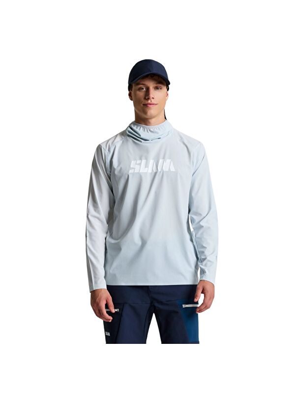 Slam Cooper - Dlx Active Top Erkek Gri Spor Tişört
