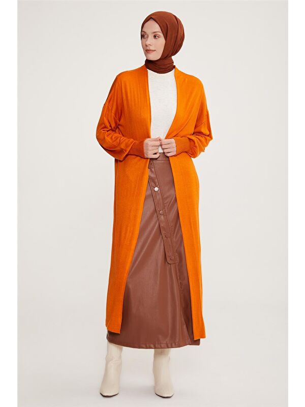 ARMİNE Hırka 22Kd4245 Yanık Oranj
