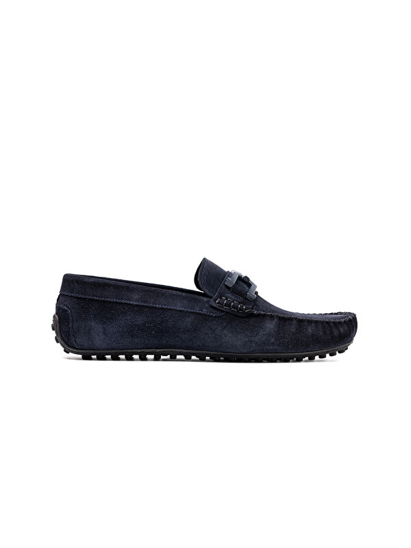 John May Erkek Loafer Ayakkabı OG-531 Koyu Laci Süet